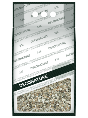 DECONATURE Галька речная светлая 